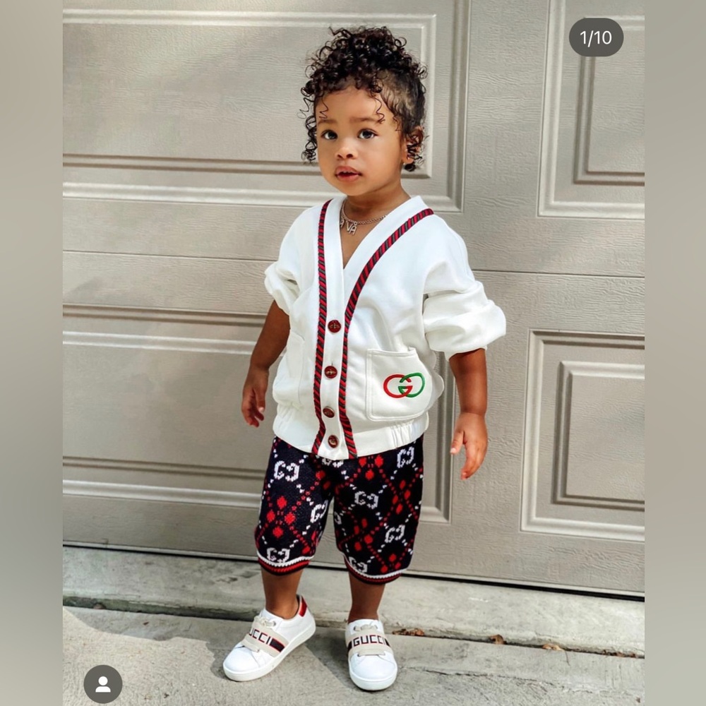 Gucci baby cotton wool shorts